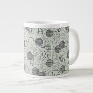Safari-Tiere 1 Jumbo-Tasse