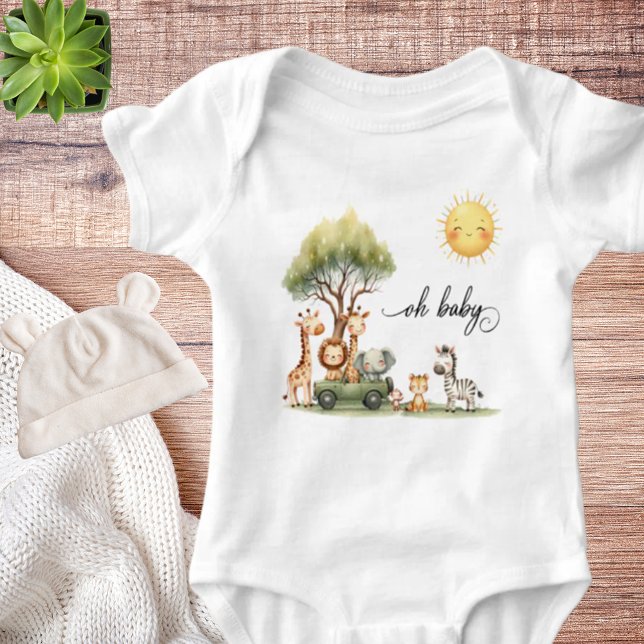 Safari-Tiere Oh Baby Strampler (Von Creator hochgeladen)