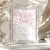 Safari-Tiere Toile de Jouy Pink Verlosung