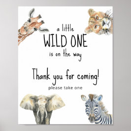 Safari-Tiere - Vielen Dank für Ihr Kommen Poster