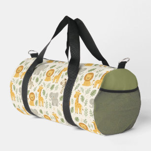 Safari-Tierkinderstube Druck Duffle Bag