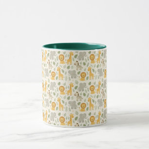 Safari-Tierkinderzimmer-Druck Tasse