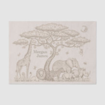 Safari Toile, Neutral Baby Wild Boho Adventure