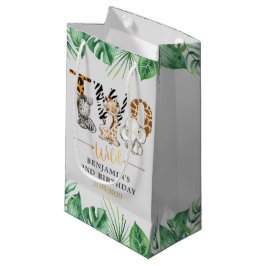 Safari Two Wild Birthday Party Kleine Geschenktasc Kleine Geschenktüte