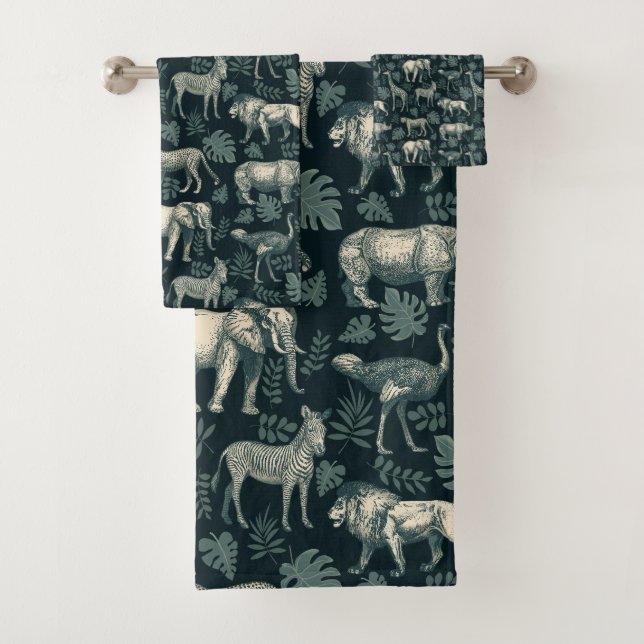 Safari vintage Animaux africains (En situation)