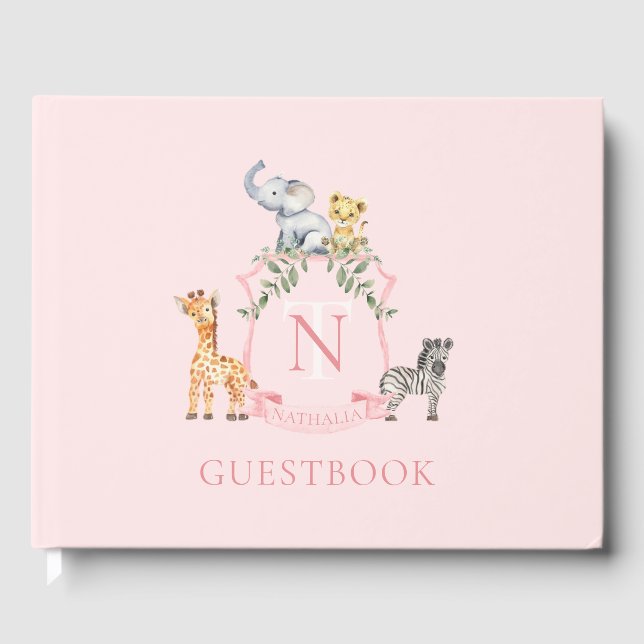 Safari-Wappen Gästebuch (Vorderseite)