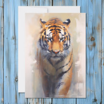 Safari Watercolor Tiger