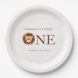 Safari wild 1. Geburtstag Pappteller