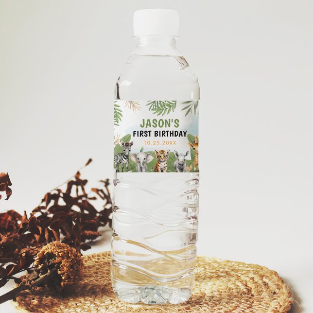 Safari Wild One 1. Junge Geburtstag (Von Creator hochgeladen)