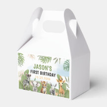 Safari Wild One 1. Junge Geburtstag