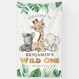 Safari Wild One 1ère bannière anniversaire