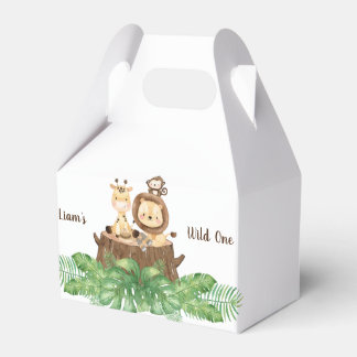 Safari Wild One Balloons Geschenkschachtel