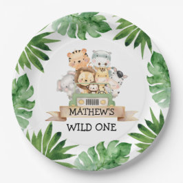 Safari Wild One Birthday Party Paper Teller