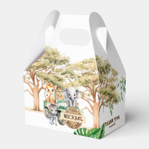 Safari Wild One Geburtstag Geschenkschachtel