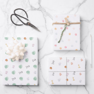 Safari Wild One Geschenkpapier Set