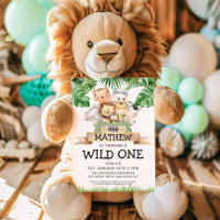 Safari Wild Une invitation d'anniversaire
