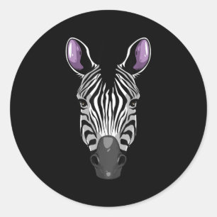 Safari Zebra Kostüme für Männer Frauen Kinder Afri Runder Aufkleber