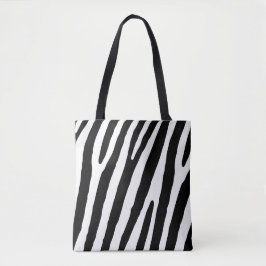 Safari zebra print. Strepen, streep lijn patroon. Tasche