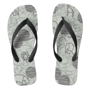 Safaritiere 1 flip flops