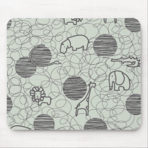 Safaritiere 1 mousepad