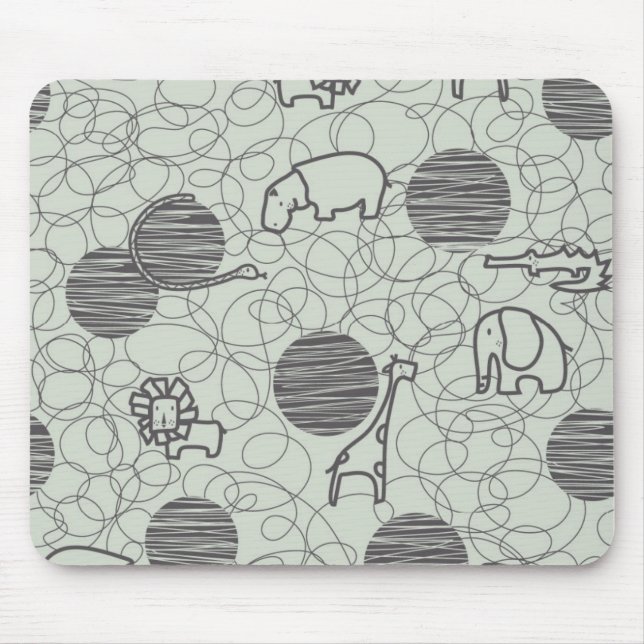 Safaritiere 1 mousepad (Vorne)