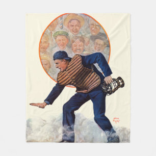 Safe an der Platte Fleecedecke