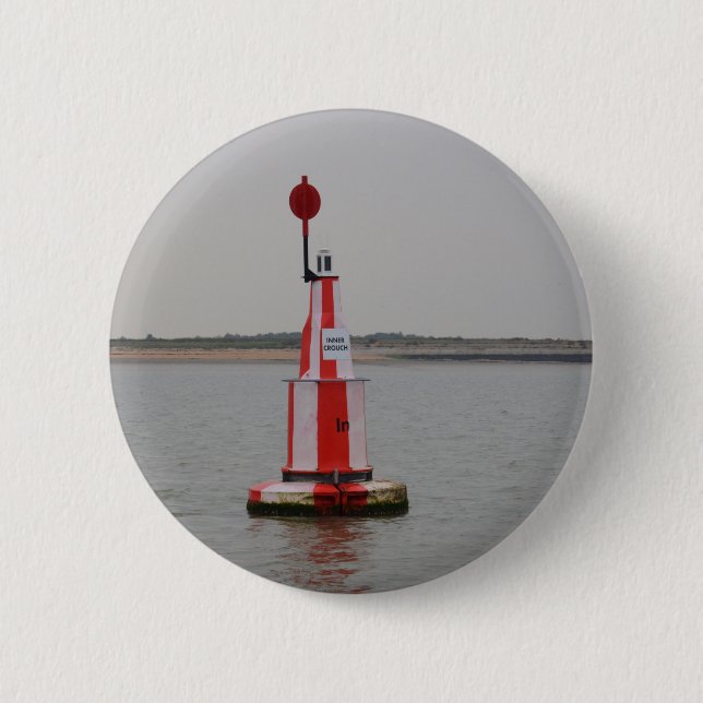 Safe Channel Bouy River Crouch Button (Vorderseite)