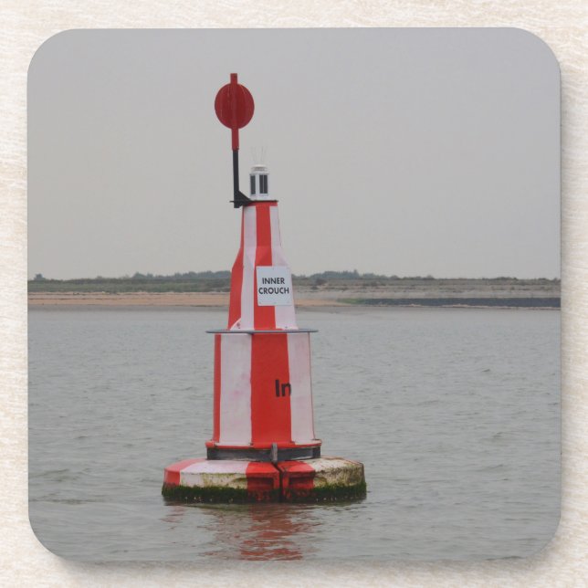 Safe Channel Bouy River Crouch Untersetzer (Vorderseite)