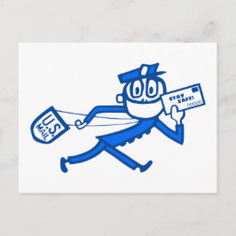 Safe Mail Carrier Postkarte
