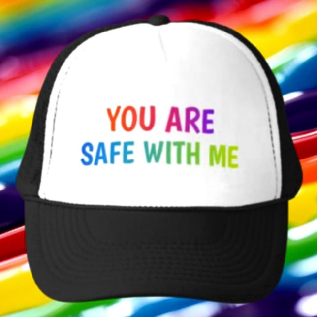 Safe Space Trucker Hut - Sie sind sicher Truckerkappe (Von Creator hochgeladen)
