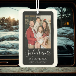 Safe Travels Dad Gift Custom Photo Car Autolufterfrischer