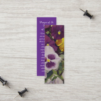 Safely Zuhause Pansy Blume Sympathy Card Telefonnummerkarte