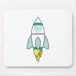 Safemoon zur Mondrakete Mousepad