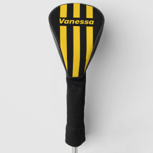 Safety Bee Nostalgic Pin Streifen mit Namen Golf Headcover