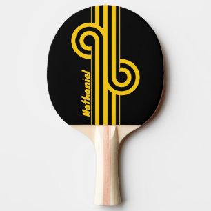 Safety Bee Nostalgic Stripe Loop mit Namen Tischtennis Schläger