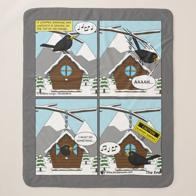 Safety First Comic Sherpadecke (Vorderseite)