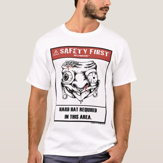 Safety First Spaß-Hard-Hat-Shirt T-Shirt (Vorderseite)