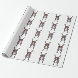 Saffordshund Weihnachts-Weihnachtsfeiertag Umschla Geschenkpapier