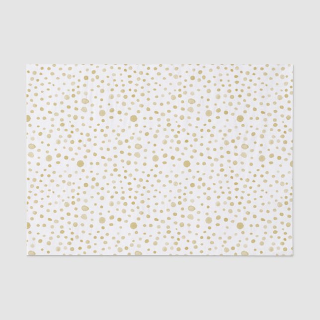 Saffron Confetti Wasserfarbtafel Tissue Seidenpapier (Vorderseite)