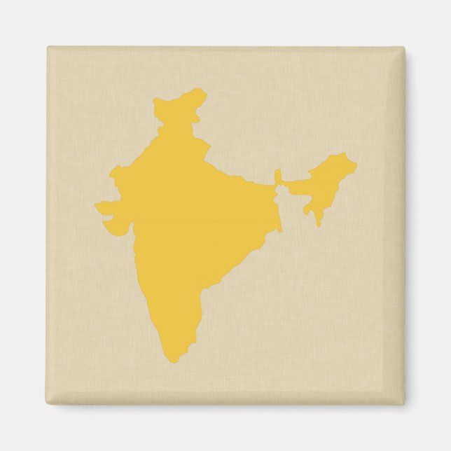 Saffron Geice Moods Indien Magnet (Vorne)