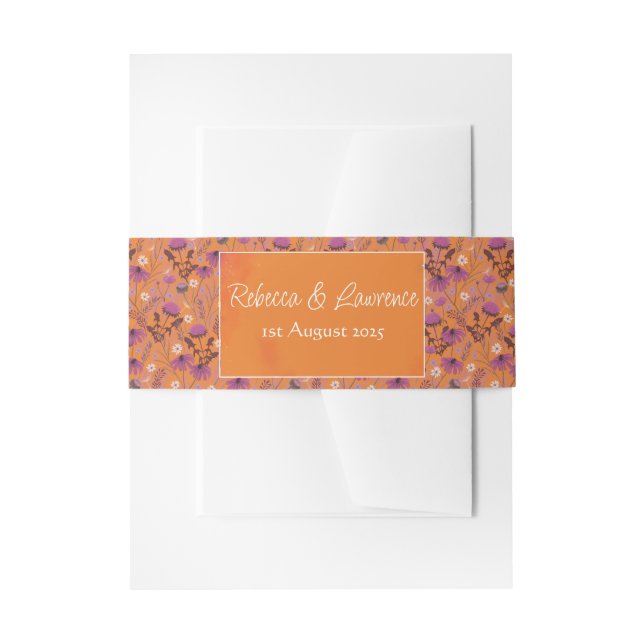 Saffron Sky Wildflowers - vertical belly band (Vorderseite Beispiel)
