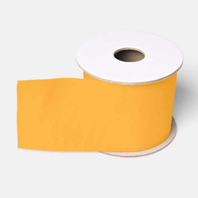 Saffron Solid Color Ripsband (Spule)