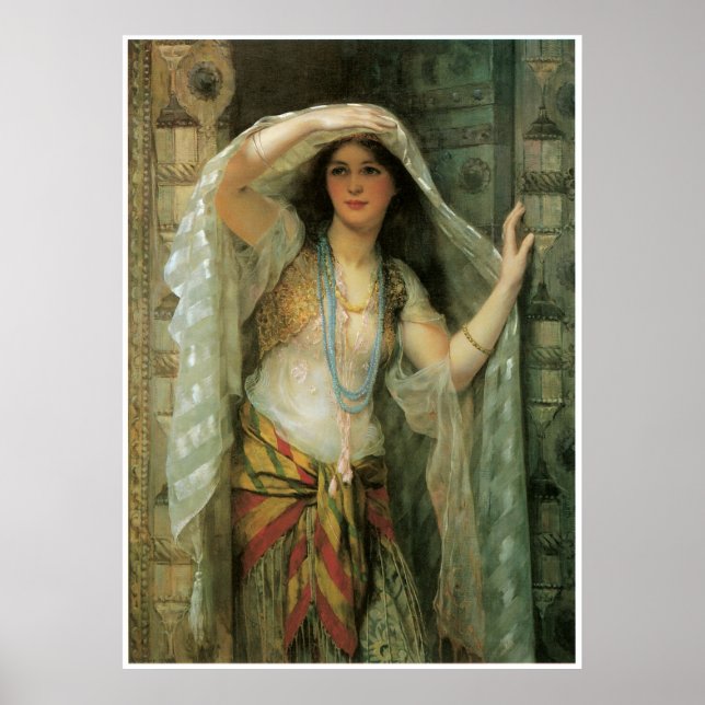 Safie, eine der drei Damen von Bagdad, 1900 Poster (Vorne)