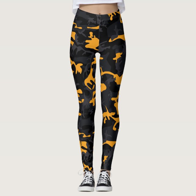Safran Highlights Camouflage Leggings (Vorderseite)