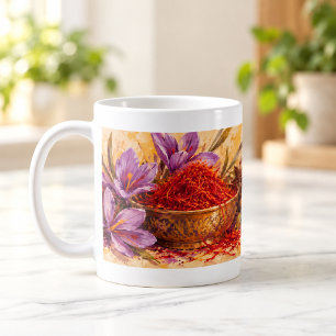 Safran-Markt-Ölpastell-Gewürz-Tasse Kaffeetasse