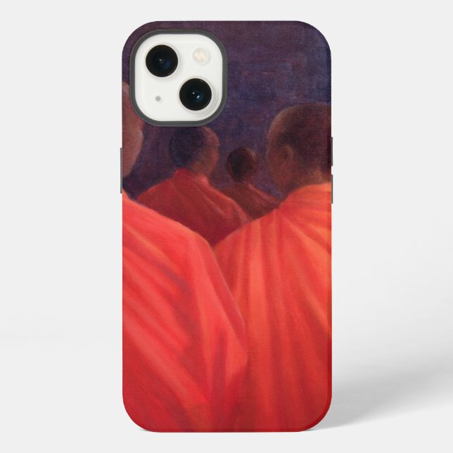 Safran-Mönche iPhone Hülle (Rückseite)