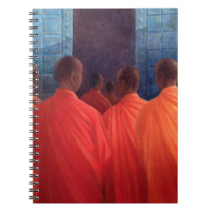 Safran-Mönche Notizblock