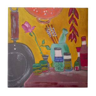 Safran und Paprika-Fliese Fliese