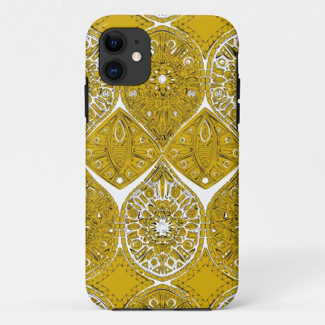 Safreya Ocker Case-Mate iPhone Hülle (Rückseite)