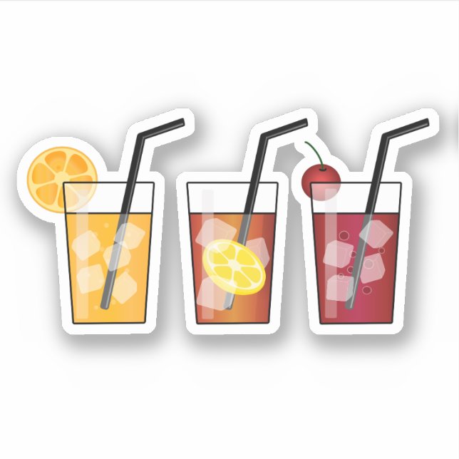 Saft Aufkleber (Vorderseite)